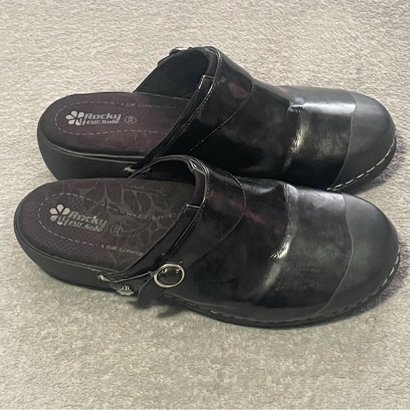 Rocky 4eursole nursing clogs size 8.5 W in black - Picture 4 of 12